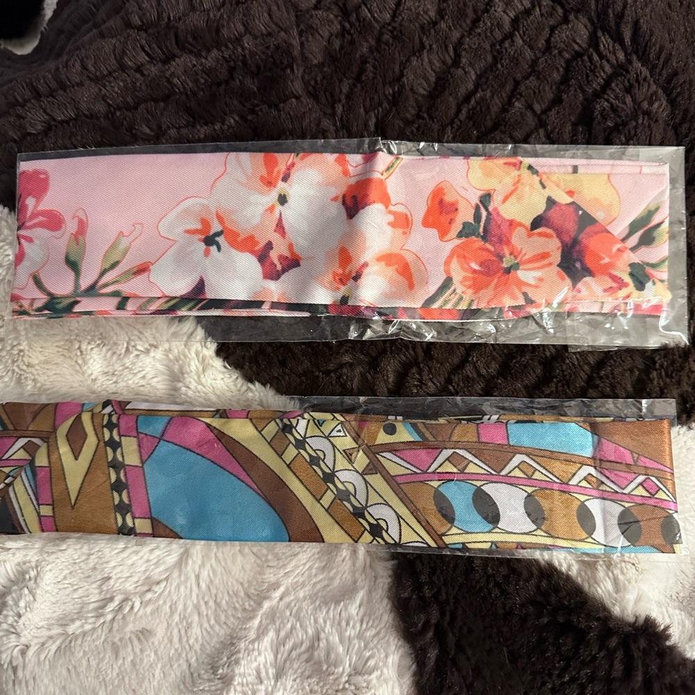 Floral and Geometric Patterned Headbands
